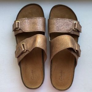 Comfy Clarks sandals